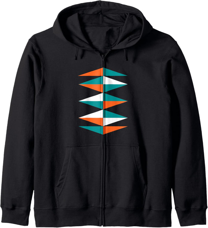 Dreieck Muster Geometrie abstrakt Minimalismus Hipster Kapuzenjacke