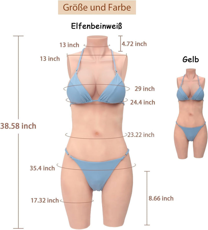 CYOMI Silikon Brüste Brustformen Realistisch Brustplatten Mit Katheter silikon Bodysuit für Crossdre