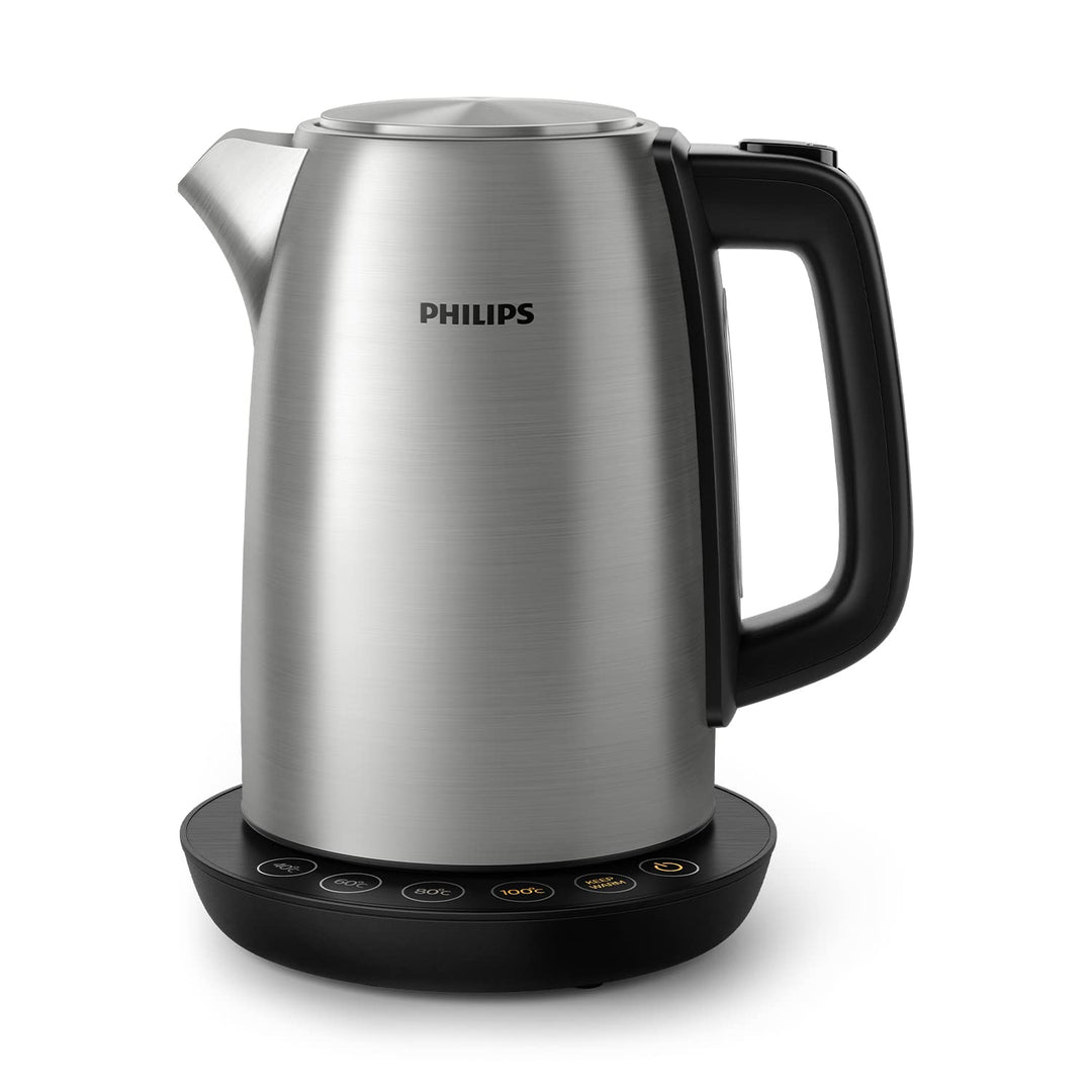 Philips Wasserkocher – 1.7 L Fassungsvermögen mit Temperaturregelung, Warmhaltefunktion und Kontroll