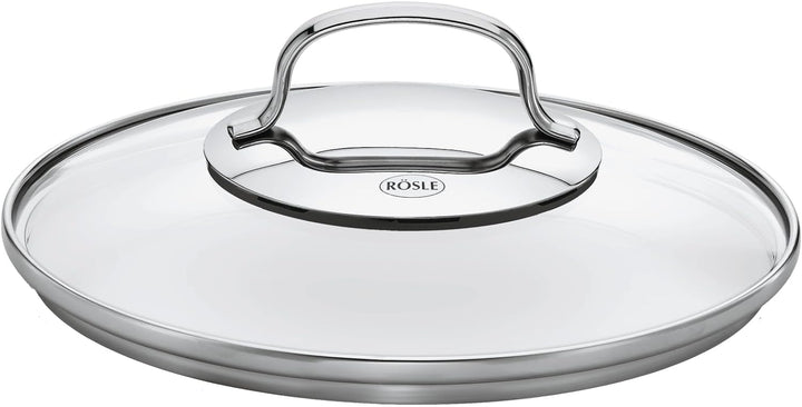 RÖSLE ELEGANCE Gemüse/Partytopf, Hochwertiger Edelstahltopf zum Kochen grosser Mengen, 8 Liter, Edel