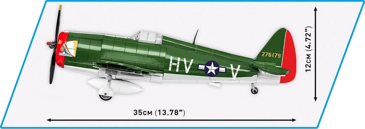 COBI 5736 Historical Collection WWII P-47 Thunderbolt & Tankanhänger Bausteine, Various
