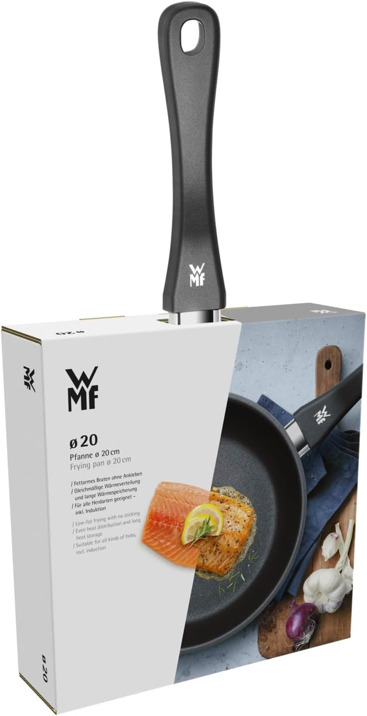 WMF Devil Bratpfanne 20 cm, Pfanne Induktion, Cromargan Edelstahl beschichtet, Kunststoffgriff