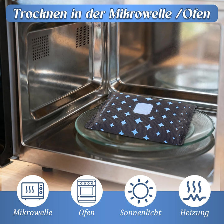 Auto Entfeuchter Beutel, 2 x 200g Universal-Entfeuchter-Kissen, Wiederverwendbare Luftentfeuchter Be