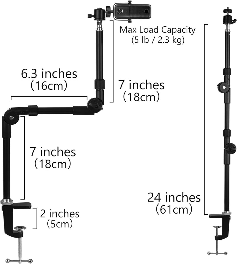 GEEKRIA For Creators Mikrofonarm kompatibel mit Elgato Wave:1, Wave:3 Mic Boom Arm Mount Adapter, Su