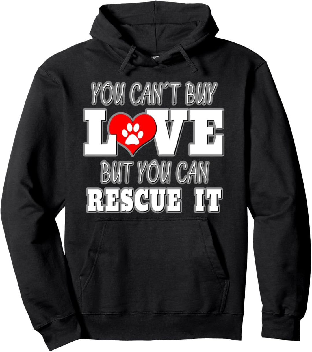 Mom Gift Mom Dog Rescue Mama Dog Lover Puppy Pullover Hoodie