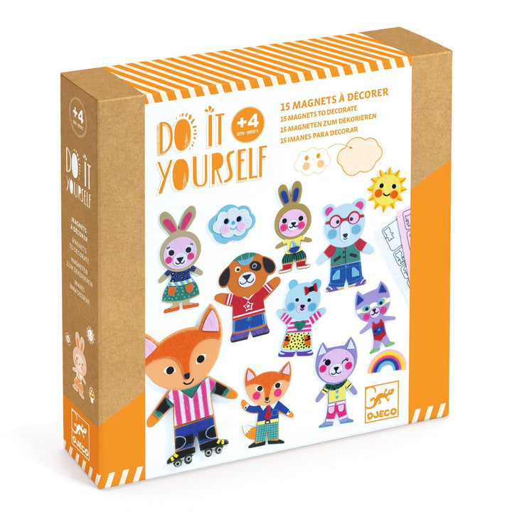 Djeco Kreativ-Mosaikset Funky Family - Sticker und Magnete FSC Mix