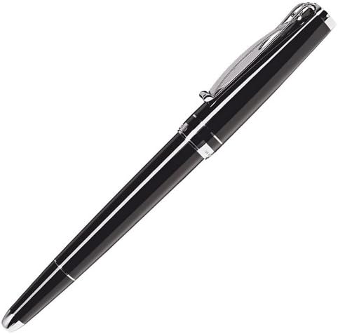 Cleo Skribent Füllhalter Platinum, schwarz, Feder:fein (F)