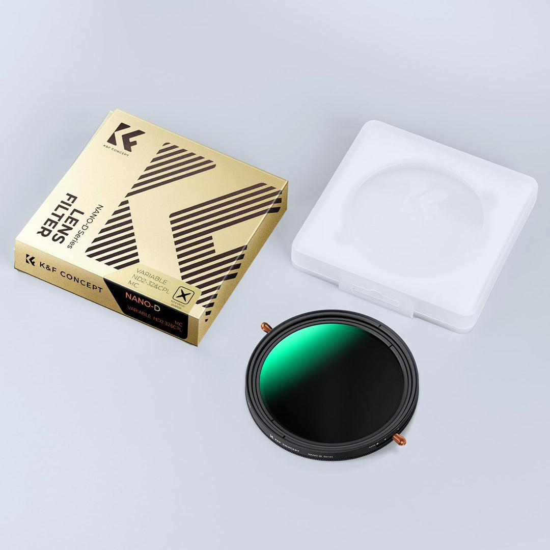K&amp;F CONCEPT Nano-D Serie ND Filter 58mm CPL&amp;ND2-ND32 2 in 1 multifunktionaler Graufilter und CPL Fil