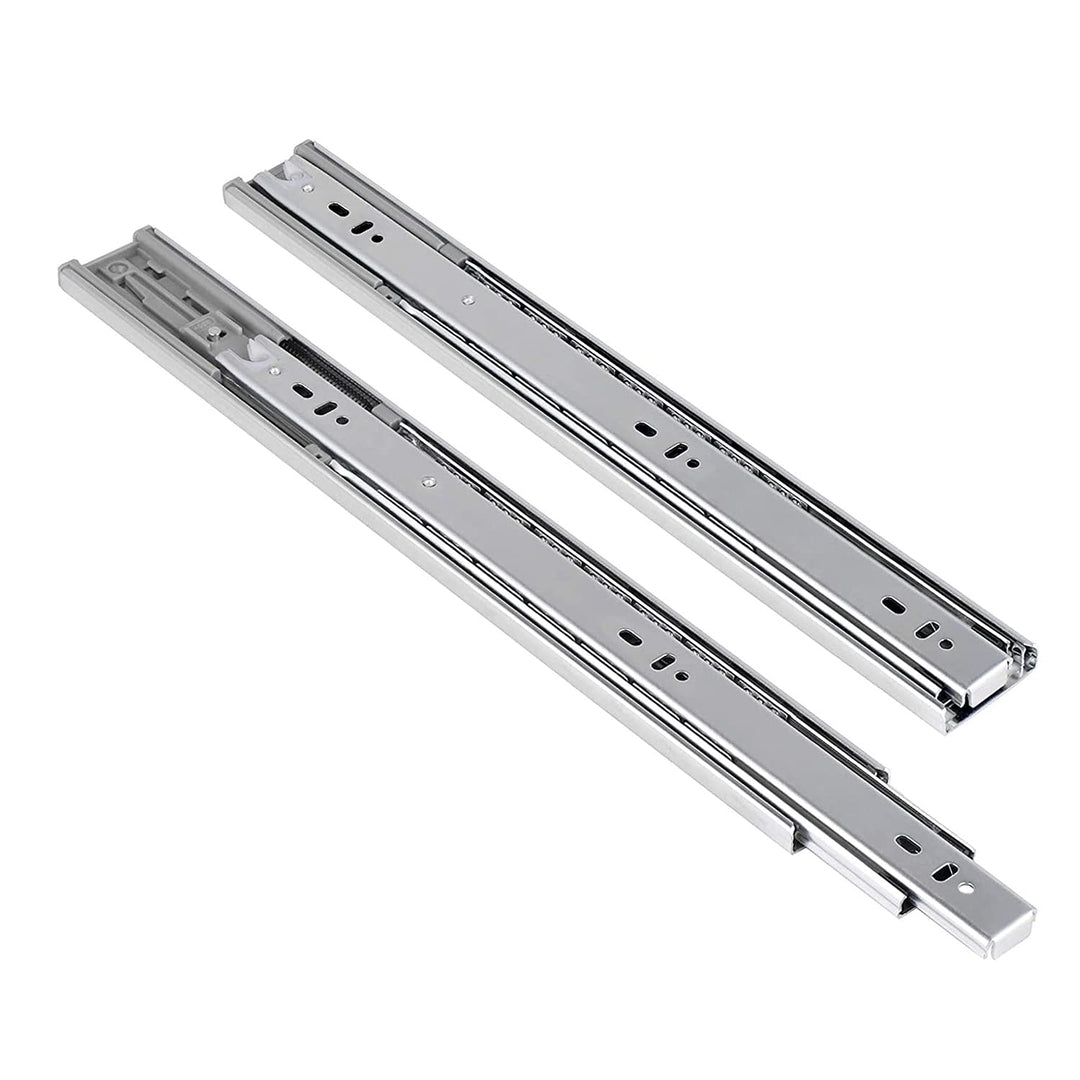 Lospitch 1 Paar Schubladenschienen, 600mm 3-Fach Vollauszug Kugellagerführungen Stabil Schubladenaus