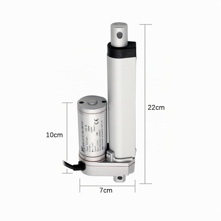 AUTTGINN 1500N 100mm Linearmotor, 12v DC Linear Actuator Motor Elektro Zylinder Schubstangenmotor fü