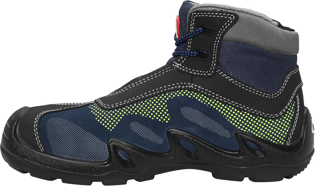 JORI Sicherheitsschuhe Harvey Mid S3, Damen und Herren, Leder, Kunststoffkappe (Leichter als Stahlka
