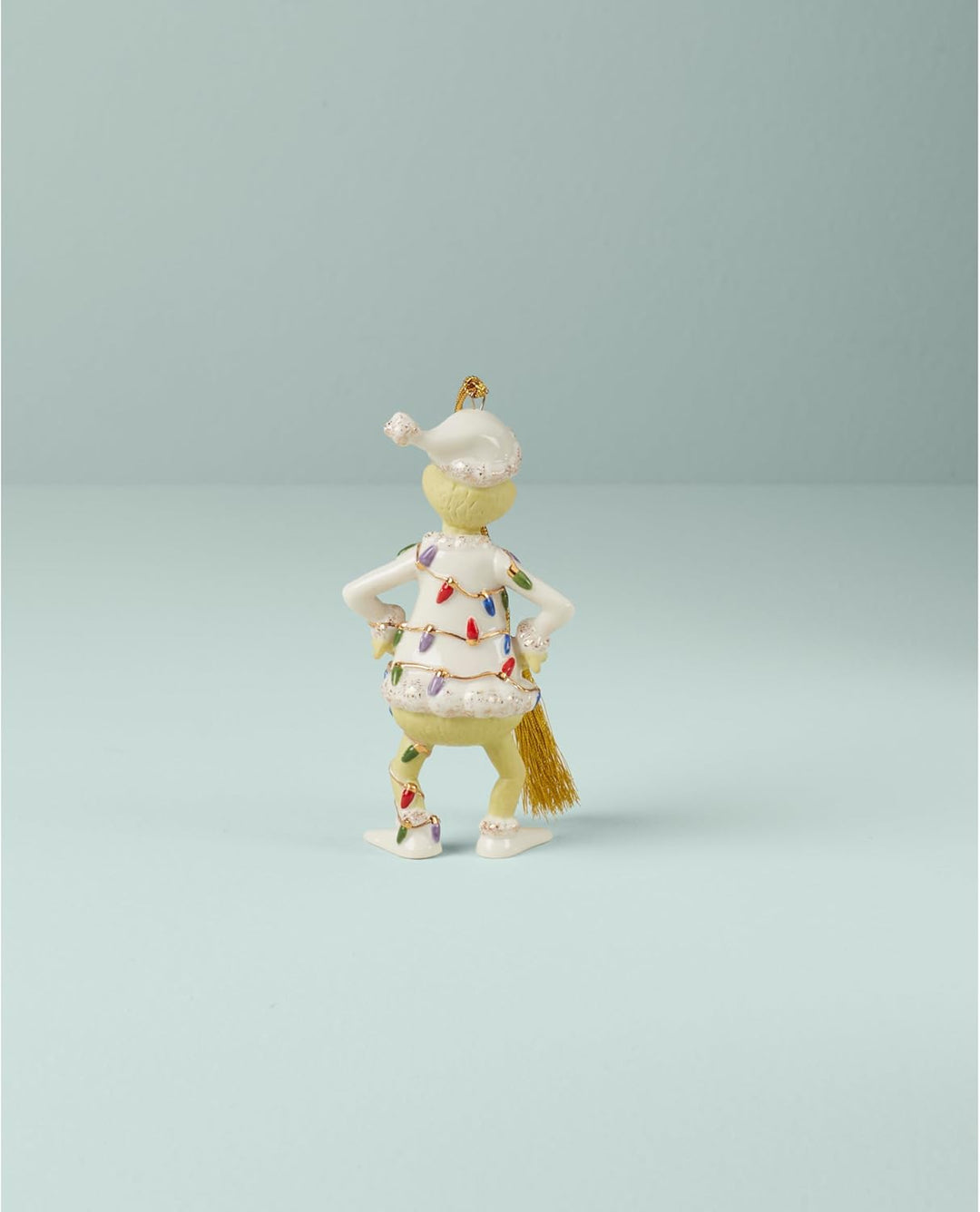 Lenox Grinch with Lights Ornament, 0,1 kg, Elfenbein, Grinch