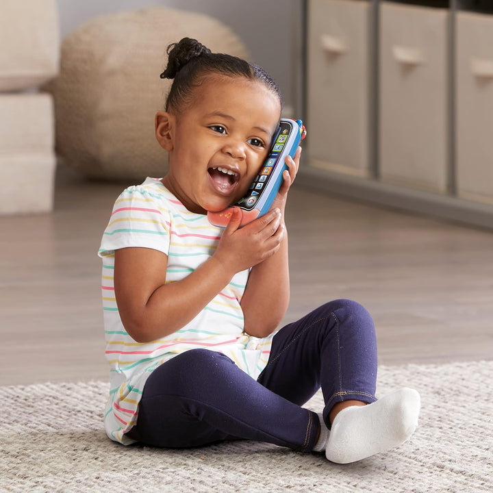 VTech Leuchtendes Lernhandy – Lerntelefon mit niedlichen Tierfreunden, spannenden Lernspielen, Liede