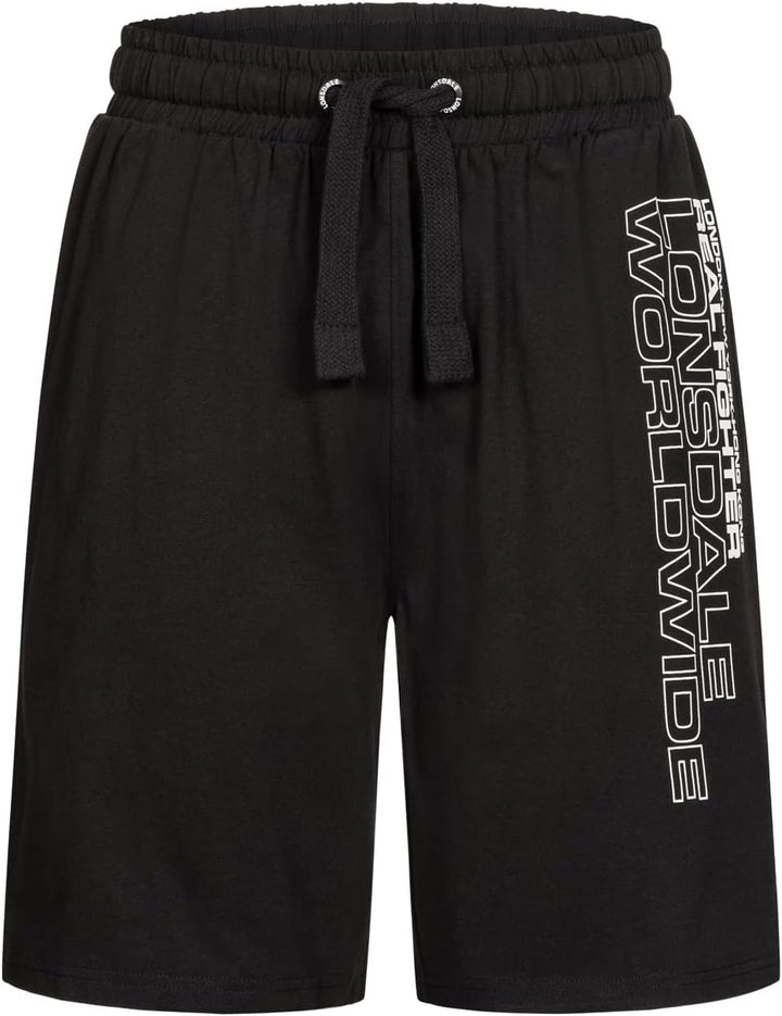 Lonsdale Herren Fordell Dress Pants S Black/White, S Black/White