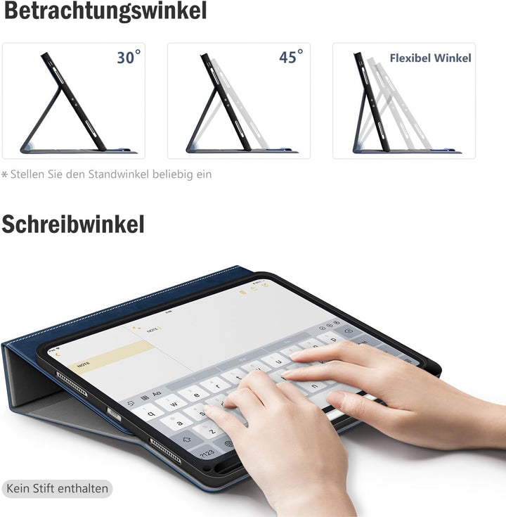 Antbox Hülle für iPad Pro 12.9 Zoll 2022 (6. Generation)/2021 (5.Gen) / 2020 (4.Gen) / 2018 (3. Gen)