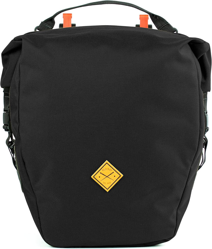 RESTRAP Panier Fahrradtasche Klickfix 13L/22L, wasserdicht L Schwarz, L Schwarz