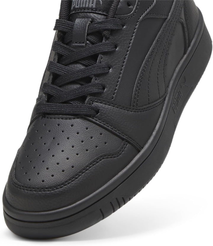 PUMA Unisex Kinder Rebound V6 Lo Jr Sneaker 37.5 EU Schwarz Grau Black Shadow Gray, 37.5 EU Schwarz