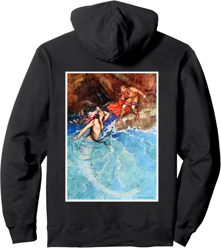 Meerjungfrau König Prinz Goble Warwick Fairytale Waves Cave Pullover Hoodie