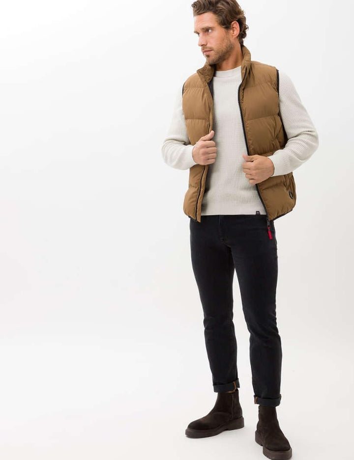 BRAX Herren Style Dino Light Touch Modernem Styling Steppweste
