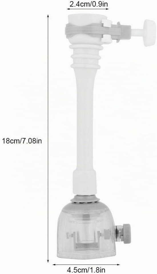 Wasserhahn-Verlängerung, verstellbar, spritzwassergeschützt, drehbar, für die Küche, Wasserspar-Düse