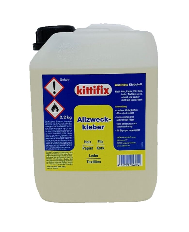 Kittifix Allzweckkleber 2,2 Kg mit Auslaufhahn