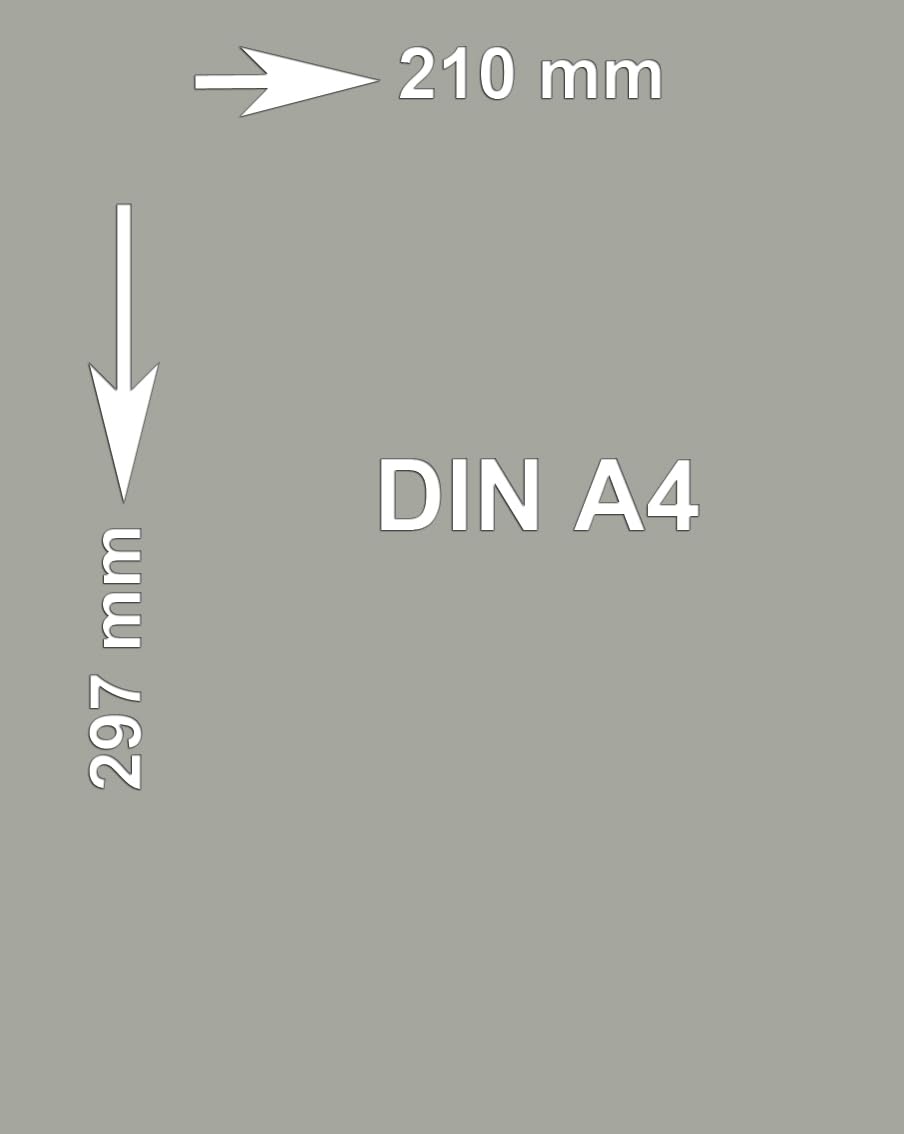 Top Lamination 50 Blatt dunkelgrau 250 g/m² A4 (210x297mm) Tonpapier bedruckbar Farbpapier Premium,