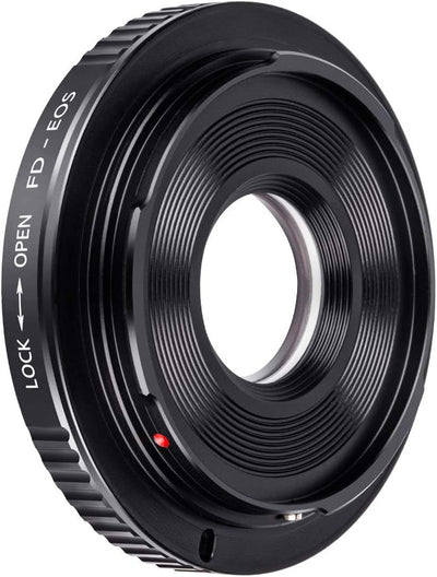 K&F Concept FD-EOS Objektivadapter Adapter Canon Objektiv Adapterring für Canon FD FL Objektiv an Ca