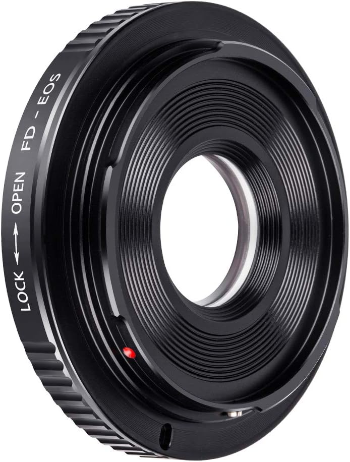 K&F Concept FD-EOS Objektivadapter Adapter Canon Objektiv Adapterring für Canon FD FL Objektiv an Ca