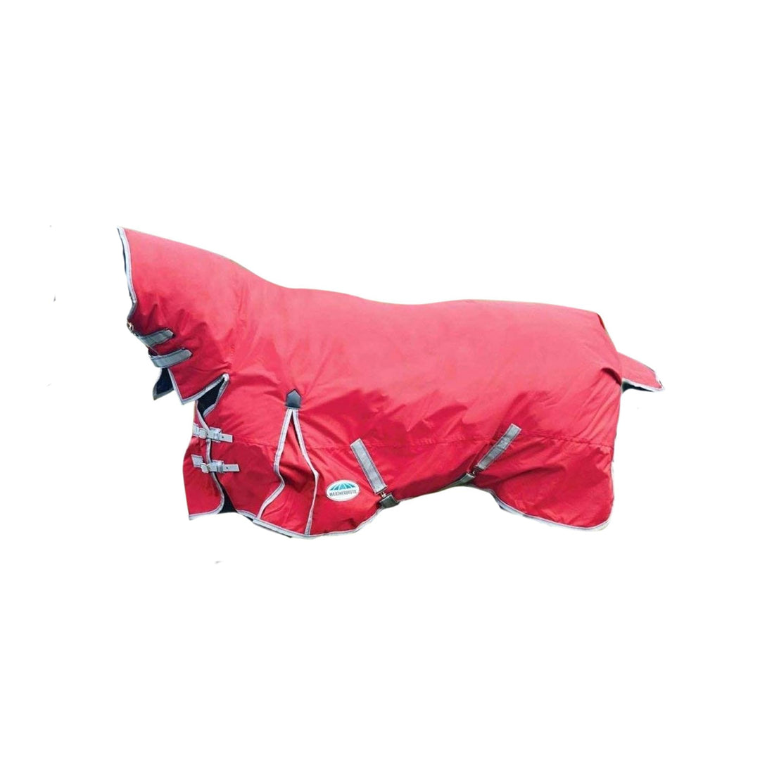 Weatherbeeta ComFiTec Classic Medium Combo Turnout Rug 6'5 Rot/Silber/Navy, 6'5 Rot/Silber/Navy