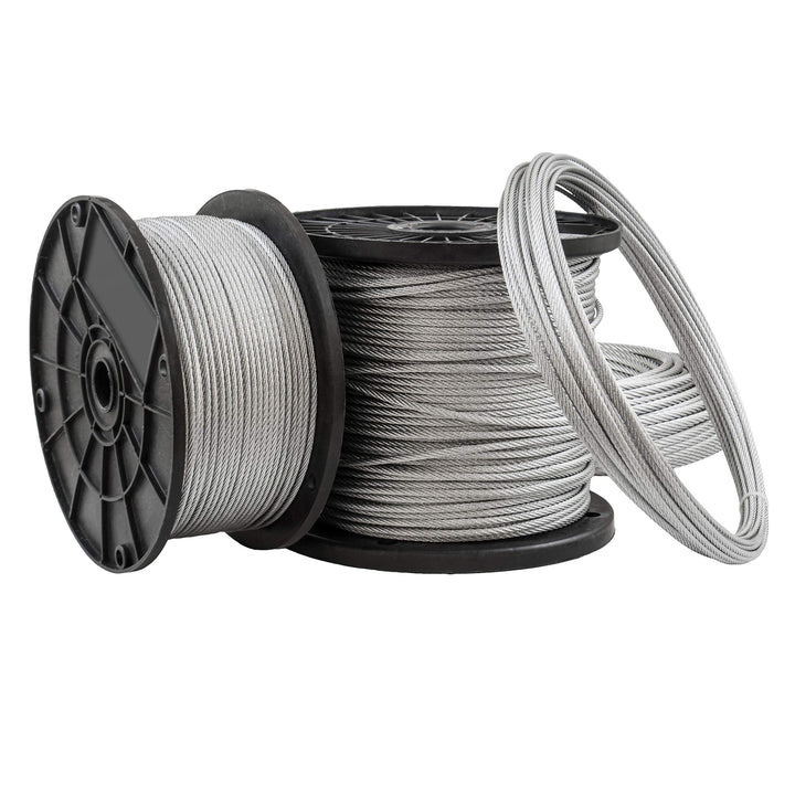 25 m Drahtseil 8mm TOP ARTIKEL 6x19 Stahlseil verzinkt Drahtseil Seil Stahl Draht Forstseil Windense