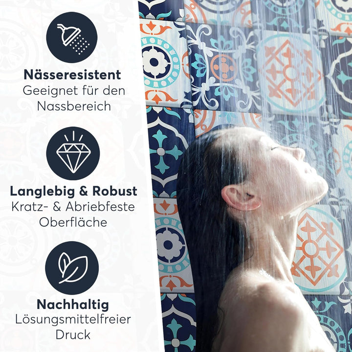 CREATISTO Mosaik-Fliesen Fliesensticker Fliesenfolie - Selbstklebende Fliesen Folie I Stickerfliesen