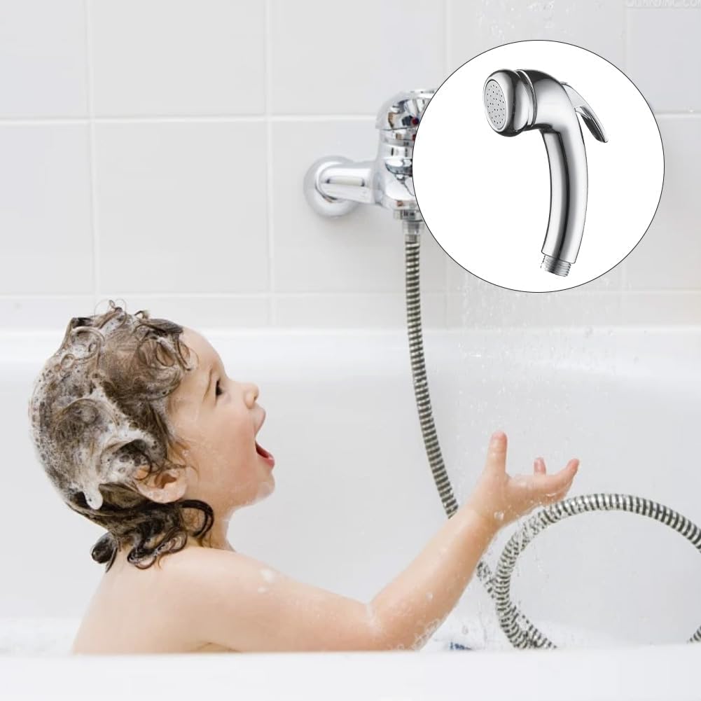 Duschkopf Hochdruck-Handbrause-Set mit Auslöser, Bidet Handbrause für Toilette, 1/2-Zoll-Gewinde, Ch