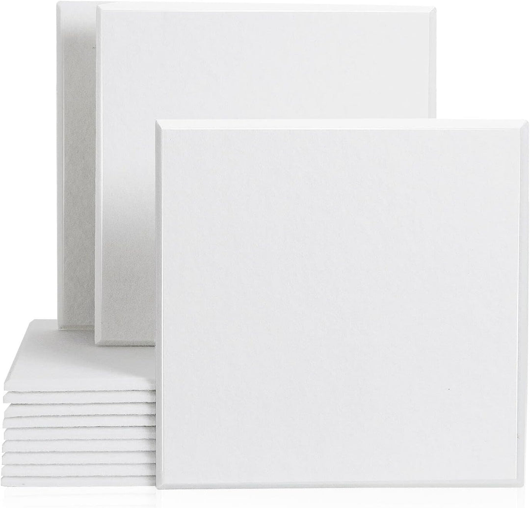 12 Stücke Akustikplatten,30 x 30 x 1 cm Hochdichte Akustik Panel Schallschutzpaneele für Tonstudio,