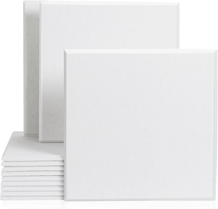 12 Stücke Akustikplatten,30 x 30 x 1 cm Hochdichte Akustik Panel Schallschutzpaneele für Tonstudio,