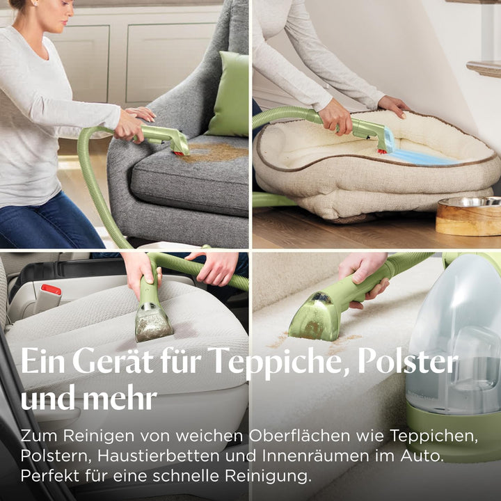 BISSELL Little Green, Polsterreiniger Gerät, Teppichreiniger für Alltägliche Flecken & Verschmutzung