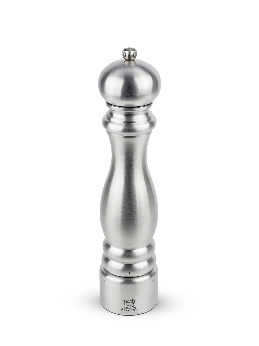 PEUGEOT - Pfeffermühle Paris Chef u‘Select 30 cm + Pfeffer - Aus Edelstahl - 6 voreingestellte Mahlg