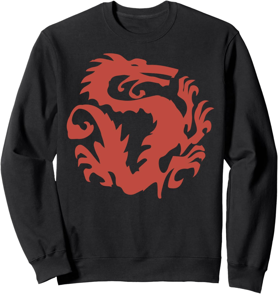 Disney Mulan Mushu Profile Silhouette Sweatshirt
