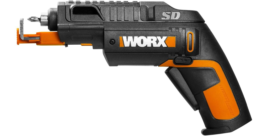 WORX Akkuschrauber SD 4V WX255.2 / WORX SD Slide Driver WX255.2 - 4V, 1/4 Zoll, Lithium-Ion, Cranber
