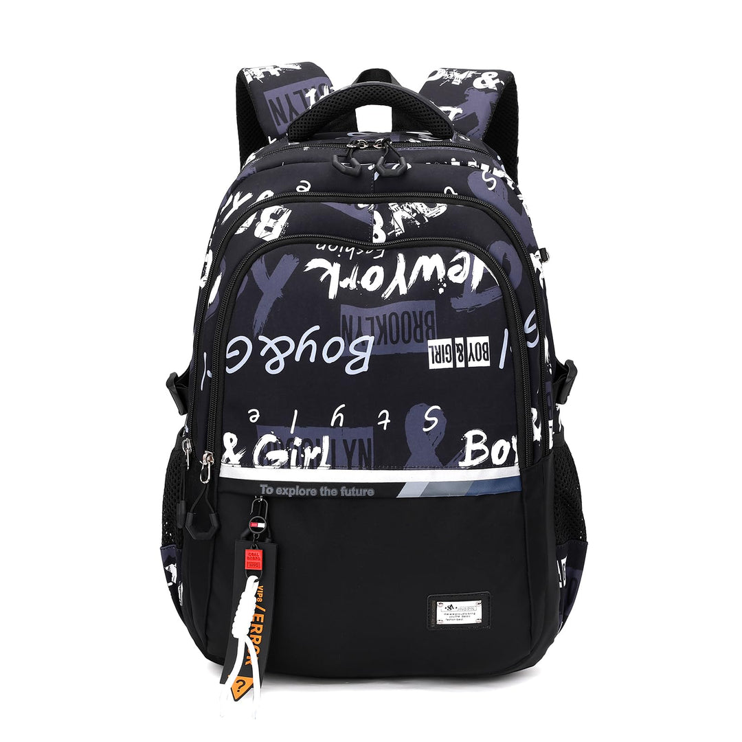 Amythe Schulrucksack Teenager Rucksack für Jungen - Wasserdichter Casual Daypack, Schulranzen Ideal