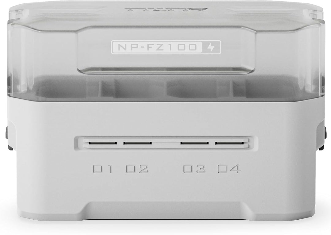 TILTA NP-FZ100 Akku-Ladegerät | Tragbare Ladestation | Lädt 4 Akkus mit USB-C PD 45 W Schnellladung