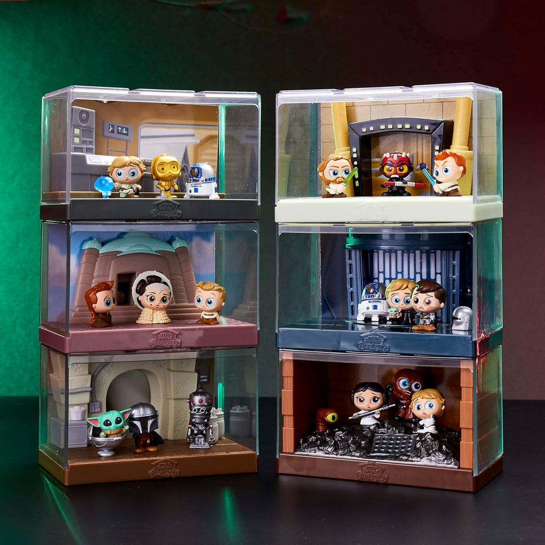 Star Wars™ Doorables Widescreen Moments – Star Wars: DIE DUNKLE BEDROHUNG™, Sammelfiguren, Kinderspi