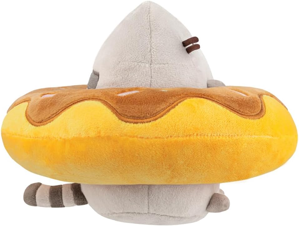 Aurora, 61573, Pusheen in a Chocolate Donut, 5In, Soft Toy, Grey