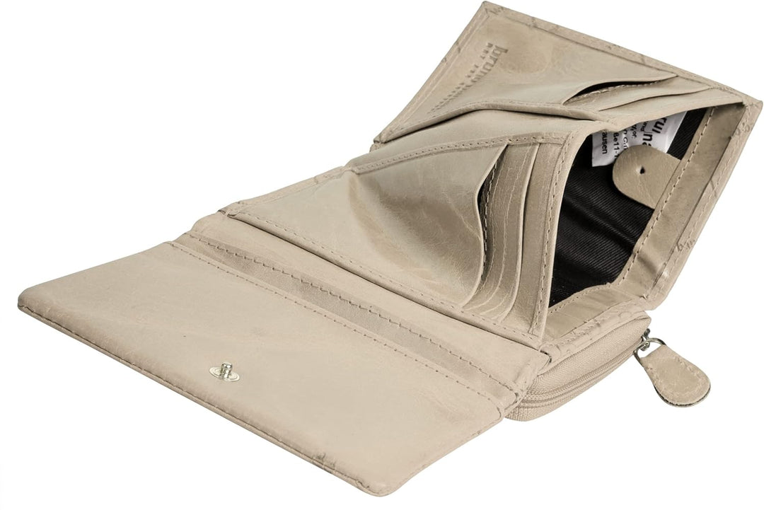 bruno banani Geldbörse Echt Leder Damen | RFID-Schutz, praktische Fächeraufteilung, 5 Einsteckmöglic