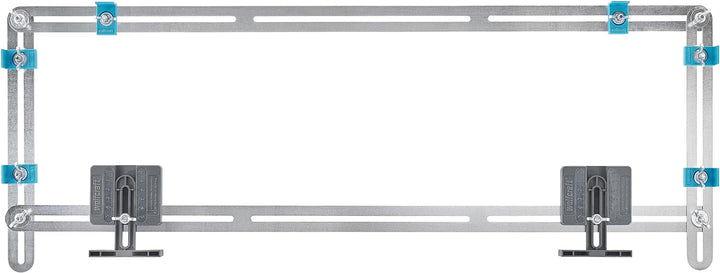 wolfcraft Treppenlehre 5210000 – Messwerkzeug für den Treppenbau – Treppenschablone zum Übertragen v