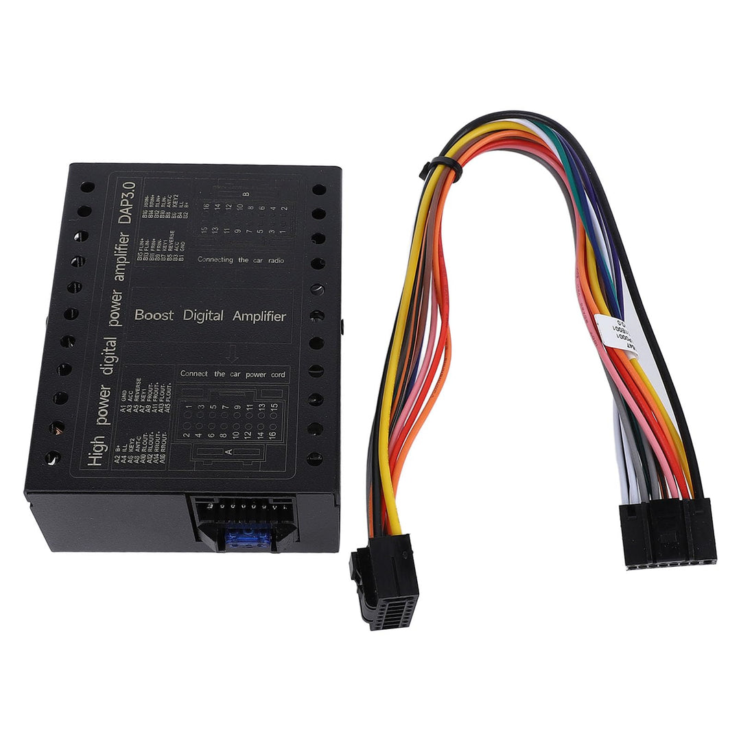 Stabiler Auto-DSP-Verst?rker der Klasse AB, DC12V-Auto-Leistungsverst?rker Soundsysteme, 2/4-Ohm-kom