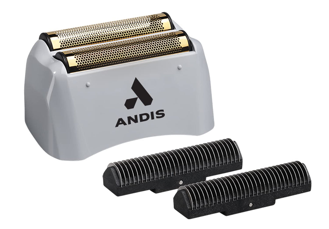 Andis 17280 ProFoil Lithium Rasierer Ersatz Titanfolie Montage und Innenschneider, Grau Ersatzfolie