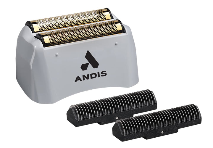 Andis 17280 ProFoil Lithium Rasierer Ersatz Titanfolie Montage und Innenschneider, Grau Ersatzfolie