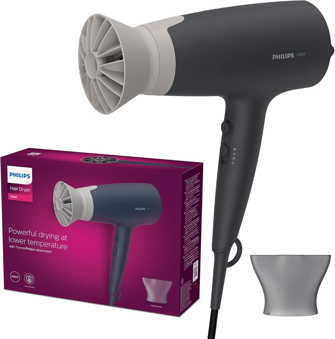 Philips Haartrockner der 3000er Serie mit fortschrittlichem Ionensystem (Modell BHD351/10) BHD351/10