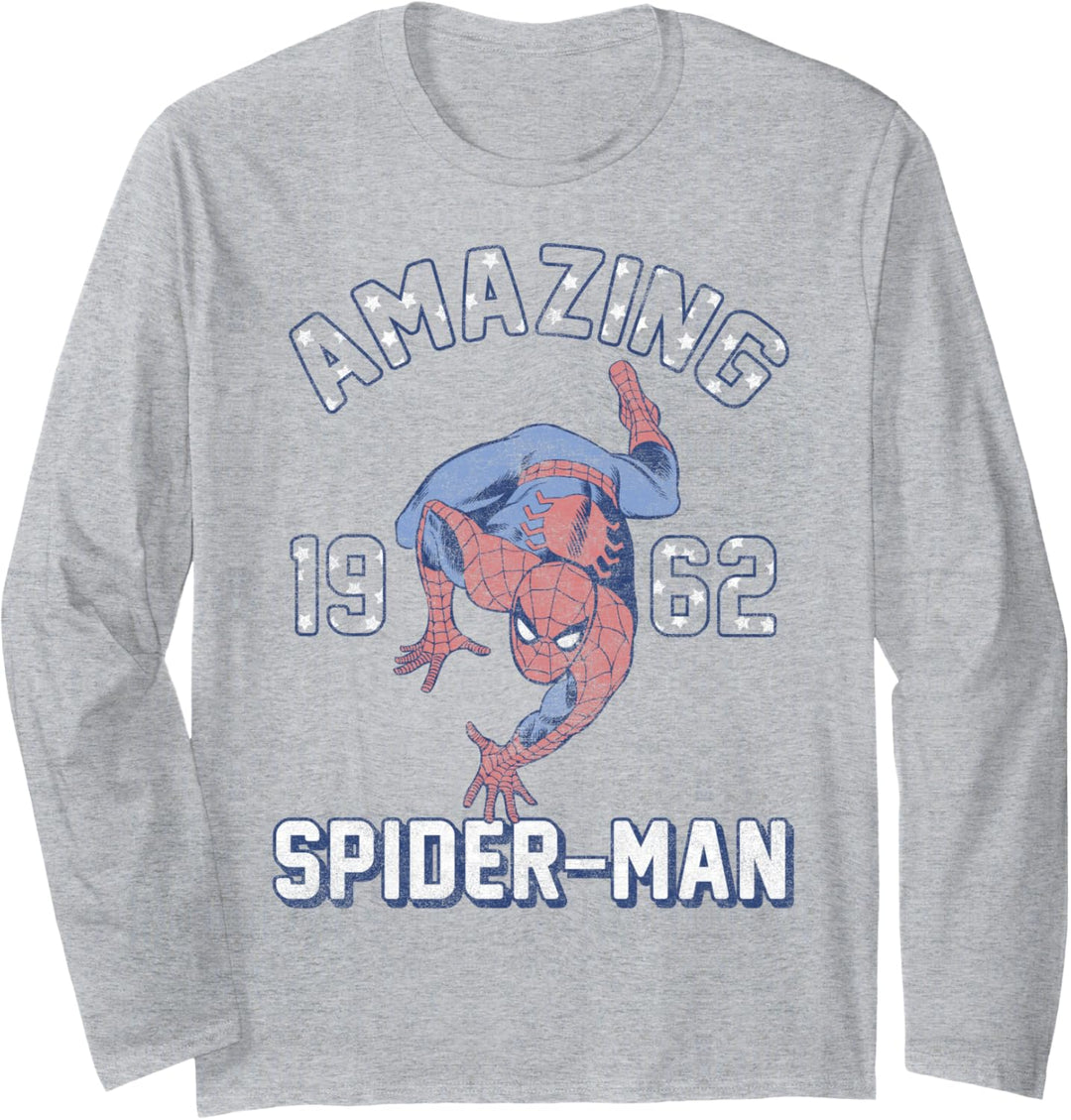 Marvel Spider-Man Amazing Stars Vintage Langarmshirt