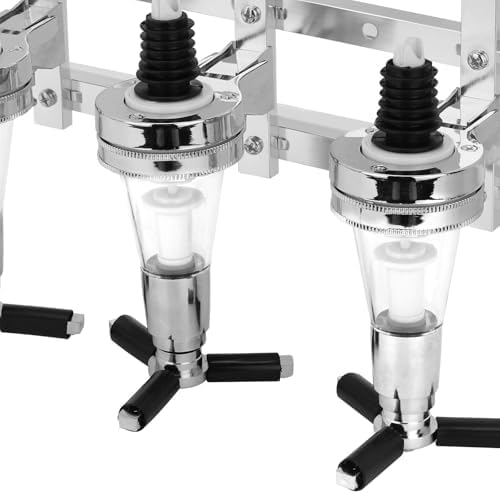 Schnapsspender Wandmontiert – 30 ml Bar Butler Flaschenhalter aus Aluminiumlegierung, Spirituosen-Di